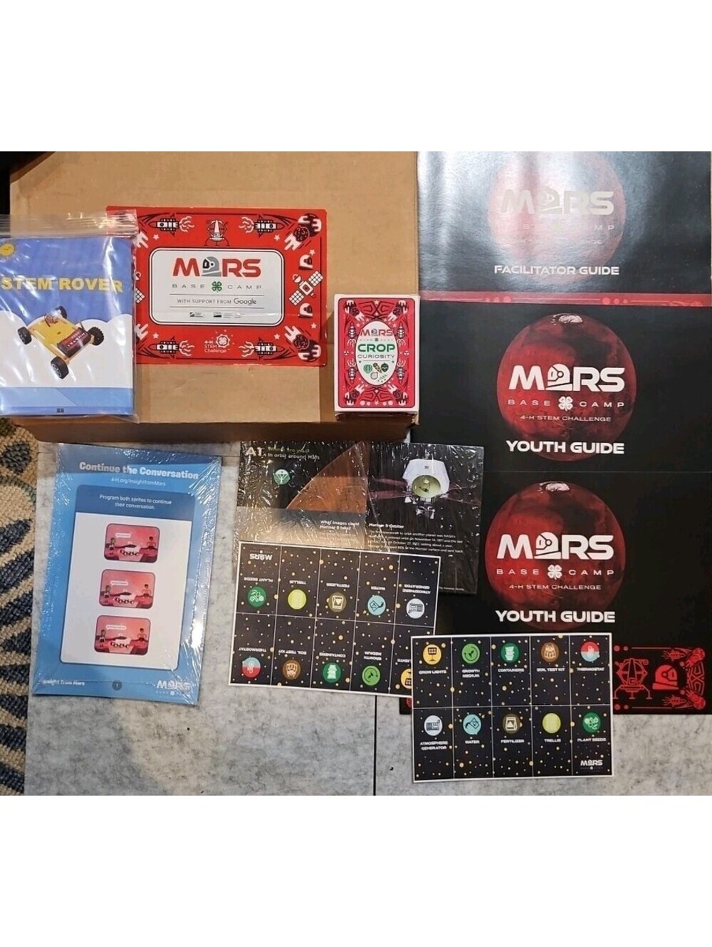 Mars Base Camp 4-H STEM Challenge Rover Build And Game Kit